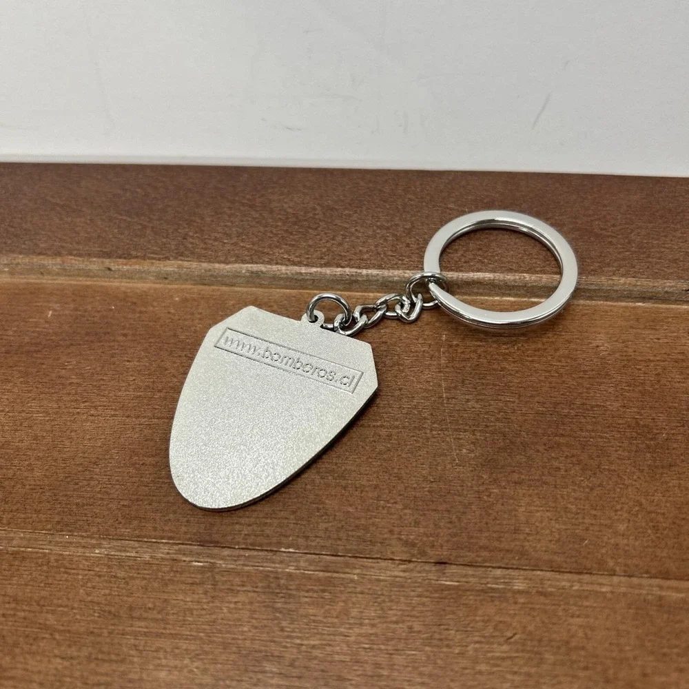 Bomberos‎ Chile Fire Fighters Metal Keychain